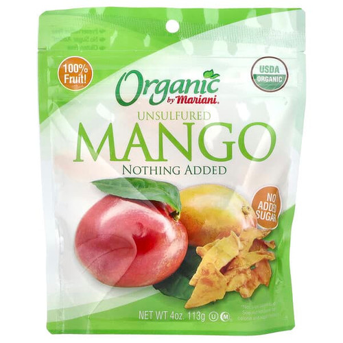<img alt="Mariani, Organic Unsulfured Mango, 4 oz (113 g)" title="Mariani, Organic Unsulfured Mango, 4 oz (113 g),071022193063"
