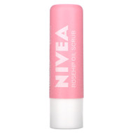 3 PACK OF Nivea, Caring Scrub Super Soft Lips, Rosehip Oil + Vitamin E, 0.17 oz (4.8 g),Nivea, Caring Scrub Super Soft Lips, Rosehip Oil + Vitamin E, 0.17 oz (4.8 g)