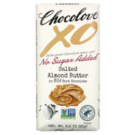 3 PACK OF Chocolove, XO, Salted Almond Butter in 60% Dark Chocolate, 3.2 oz (90 g),Chocolove, XO, Salted Almond Butter in 60% Dark Chocolate, 3.2 oz (90 g)