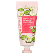 3 PACK OF Farmstay, Pink Flower Blooming Hand Cream, Water Lily, 3.38 fl oz (100 ml),Farmstay, Pink Flower Blooming Hand Cream, Water Lily, 3.38 fl oz (100 ml)