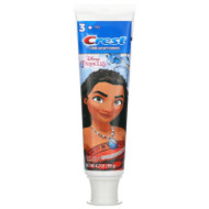 3 PACK OF Crest, Fluoride Anticavity Toothpaste, Disney Princess Moana, Bubble Gum,  4.2 oz (119 g),Crest, Fluoride Anticavity Toothpaste, Disney Princess Moana, Bubble Gum,  4.2 oz (119 g)