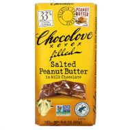 3 PACK OF Chocolove, Salted Peanut Butter in Milk Chocolate, 33% Cocoa, 3.2 oz  (90 g ),Chocolove, Salted Peanut Butter in Milk Chocolate, 33% Cocoa, 3.2 oz  (90 g )