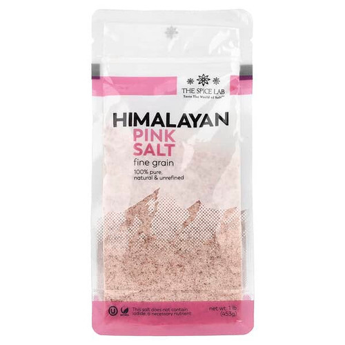 <img alt="The Spice Lab, Himalayan Pink Salt, Fine Grain, 1 lb (453 g)" title="The Spice Lab, Himalayan Pink Salt, Fine Grain, 1 lb (453 g),846836011946"