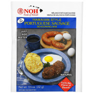 3 PACK OF NOH Foods of Hawaii, Hawaiian Style Portuguese Sausage Seasoning Mix, 1.125 oz ( 32 g),NOH Foods of Hawaii, Hawaiian Style Portuguese Sausage Seasoning Mix, 1.125 oz ( 32 g)