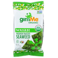 3 PACK OF gimMe, Premium Roasted Seaweed, Wasabi, .35 oz (10 g),gimMe, Premium Roasted Seaweed, Wasabi, .35 oz (10 g)