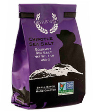 3 PACK of Gustus Vitae Gourmet Sea Salt Chipotle -- 1 lb