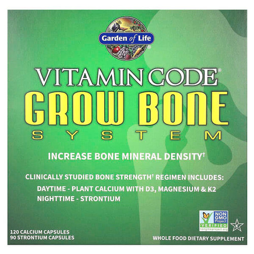 <img alt="Garden of Life, Vitamin Code, Grow Bone System, 2 Bottles" title="Garden of Life, Vitamin Code, Grow Bone System, 2 Bottles,658010114011"