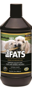 BiologicVET BioFats Fatty Acid Food Supplement for Dogs & Cats Natural -- 32 oz