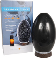 GreenAir Obsidian Glass Ultrasonic Essential Oil Diffuser -- 1 Diffuser