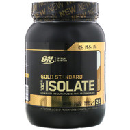 Optimum Nutrition, Gold Standard, 100% Isolate, Slow Churned Caramel Ice Cream, 1.58 lb (720 g)