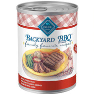 Blue Buffalo Family Favorite Recipes Natural Food For Dogs Backyard BBQ In Gravy -- 12.5 oz Each / Pack of 12