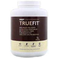 RSP Nutrition, TrueFit, Grass-Fed Whey Protein Shake, Chocolate, 4.23 lbs (1.92 kg)