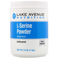 Lake Avenue Nutrition, L-Serine, Unflavored Powder, 2.2 lb (1 kg)