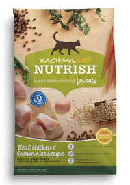 Rachael Ray Nutrish Super Premium Food for Cats Real Chicken & Brown Rice Recipe -- 14 lbs