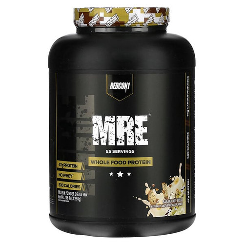 <img alt="Redcon1, MRE, Whole Food Protein, Banana Nut Bread, 7.16 lb (3,250 g)" title="Redcon1, MRE, Whole Food Protein, Banana Nut Bread, 7.16 lb (3,250 g),850004759035"