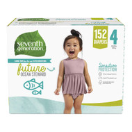 Seventh Generation Diapers Sensitive Protection Size 4 -- 152 Diapers