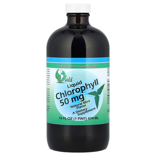 <img alt="World Organic, Liquid Chlorophyll, Natural Mint, 16 fl oz (474 ml)" title="World Organic, Liquid Chlorophyll, Natural Mint, 16 fl oz (474 ml),726899590230"