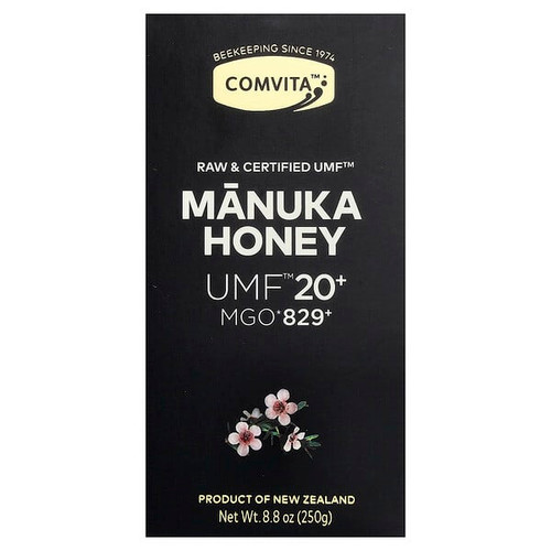 <img alt="Comvita, Manuka Honey, UMF 20+, MGO 829+, 8.8 oz (250 g)" title="Comvita, Manuka Honey, UMF 20+, MGO 829+, 8.8 oz (250 g),658196000108"