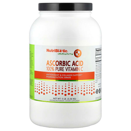 <img alt="NutriBiotic, Immunity, Ascorbic Acid, 100% Pure Vitamin C, Crystalline Powder, 5 lb (2.26 kg)" title="NutriBiotic, Immunity, Ascorbic Acid, 100% Pure Vitamin C, Crystalline Powder, 5 lb (2.26 kg),728177002039"
