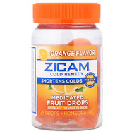 <img alt="Zicam, Cold Remedy, Medicated Fruit Drops, Ultimate Orange, 25 Drops" title="Zicam, Cold Remedy, Medicated Fruit Drops, Ultimate Orange, 25 Drops,732216301557"