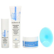 Derma E, Hydrating on the Go, Clean Beauty Travel Kit, 5 Piece Kit