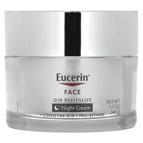 <img alt="Eucerin, Face, Q10 Revitalize, Night Cream, Fragrance Free, 1.7 fl oz (48 g)" title="Eucerin, Face, Q10 Revitalize, Night Cream, Fragrance Free, 1.7 fl oz (48 g),072140026677"