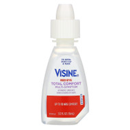 3 PACK of Visine, Red Eye, Total Comfort Multi-Symptom Eye Drops, 1/2 fl oz (15 ml)