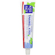 3 PACK of Kiss My Face, Enamel Extra, Anticavity Fluoride Toothpaste with Xylitol, Cool Mint Gel, 4.5 oz (127.6 g)