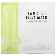 3 PACK of Meg Cosmetics, Two Step Jelly Mask, Calming and Pore Care, 1 Set
