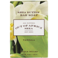 3 PACK of Out of Africa, Pure Shea Butter Bar Soap, Vanilla, 4 oz (120 g)