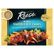 <img alt="Reese, Baby Smoked Clams, 3.7 oz (105 g)" title="Reese, Baby Smoked Clams, 3.7 oz (105 g),070670006251"
