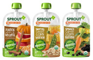 Sprout Organic Baby Food Plant Protein Variety Pack Stage 3 Variety -- 4 oz Each / Pack of 18