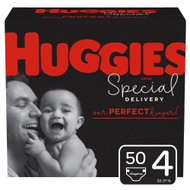Huggies Special Delivery Baby Diapers Hypoallergenic Size 4 Giga Jr Pack -- 50 Diapers