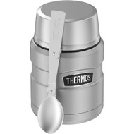 Thermos Stainless King Food Jar - Matte Steel -- 16 oz