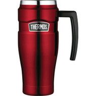 Thermos Stainless King Travel Mug - Cranberry -- 16 oz