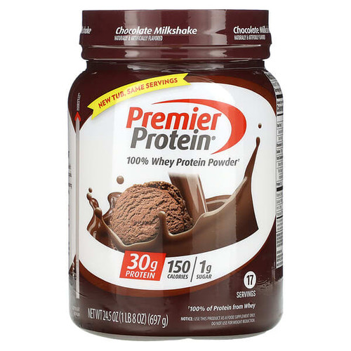 <img alt="Premier Protein, 100% Whey Protein Powder, Chocolate Milkshake, 1 lb 8 oz (697 g)" title="Premier Protein, 100% Whey Protein Powder, Chocolate Milkshake, 1 lb 8 oz (697 g),643843715887"