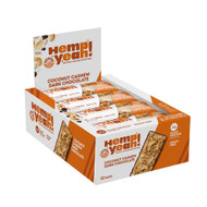 Manitoba Harvest Hemp Yeah! Bar Coconut Cashew Dark Chocolate -- 1.59 oz Each / Pack of 12