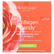 <img alt="Reserveage Beauty, Collagen Candy, Sour Apple, 20 Stickpacks, 0.1 oz (3.35 g) Each" title="Reserveage Beauty, Collagen Candy, Sour Apple, 20 Stickpacks, 0.1 oz (3.35 g) Each,835552000174"