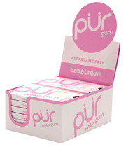 Pur Company Pur Gum Aspartame Free Bubble Gum -- 12 Tray