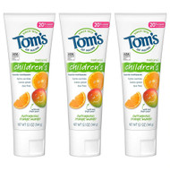 Toms of Maine Kids Toothpaste Outrageous Orange Mango -- 5.1 oz Each / Pack of 3