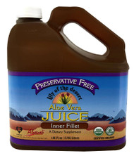 Lily of the Desert Organic Aloe Vera Juice Inner Fillet -- 128 oz