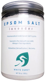 White Egret Epsom Salt Lavender -- 30 oz