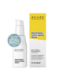 Acure Brightening Super Greens Serum -- 1 fl oz