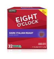 Eight O'Clock Coffee Single Serve K-Cup Dark Italian Roast -- 32 K-Cups