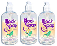 BlockSoap Liquid Hand Soap Scotch Beach Honeysuckle -- 12.25 fl oz Each / Pack of 3