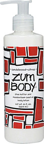 Zum Body Shea Butter and Meadowfoam Seed Oil Body Lotion Sandalwood-Citrus -- 8 fl oz