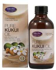 Life-Flo Pure Kukui Oil Organic -- 4 fl oz