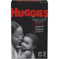 Huggies Special Delivery Baby Diapers Hypoallergenic Size 3 Jumbo Pack -- 27 Diapers