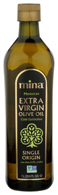 Mina Moroccan Extra Virgin Olive Oil Single Origin -- 33.8 fl oz