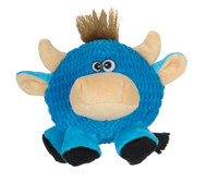 SmartPetLove Tender Tuff Round Blue Cow Dog Toy -- 1 Toy